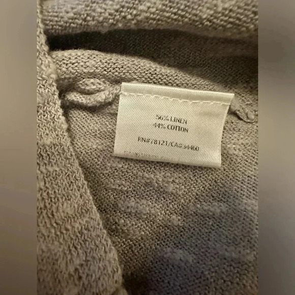 Eileen Fisher Heather gray scoop neck short sleeve top size S - Picture 8 of 8